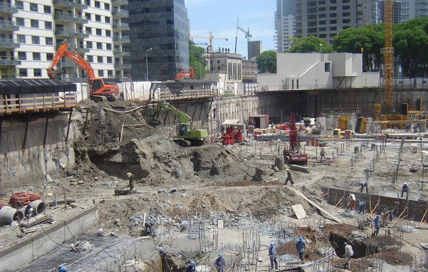 Excavación en Torres Mulieris (Puerto Madero)