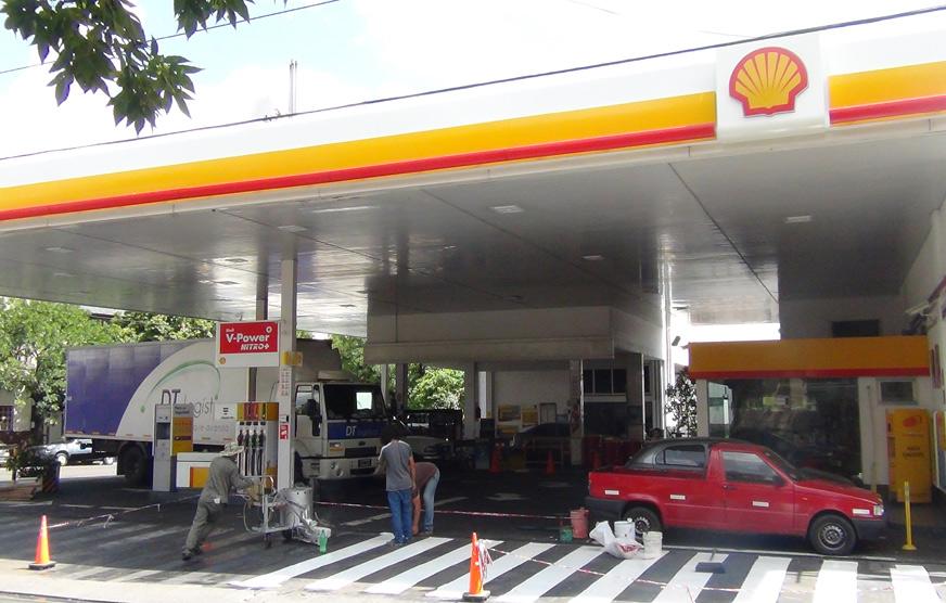  Demarcación Horizontal en estación Shell